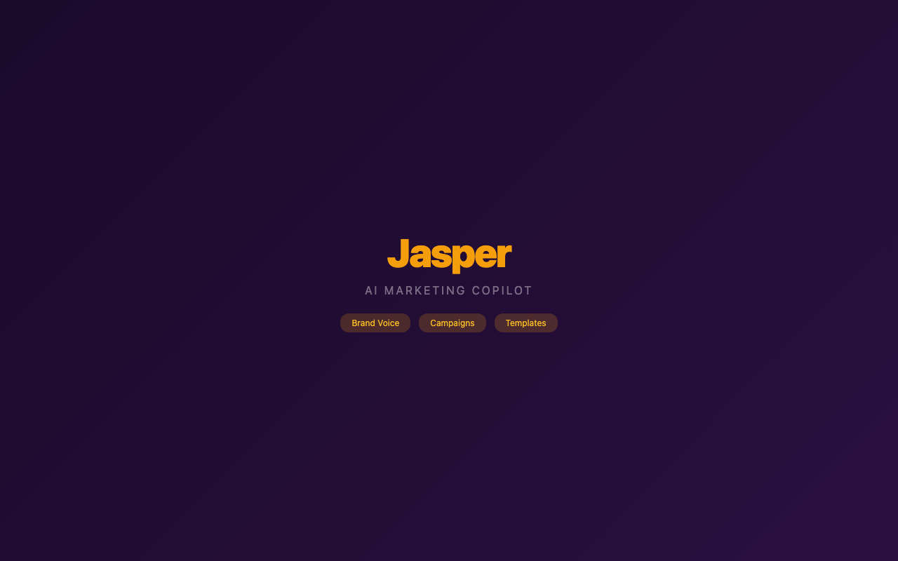 Jasper AIの公式サイト トップページ