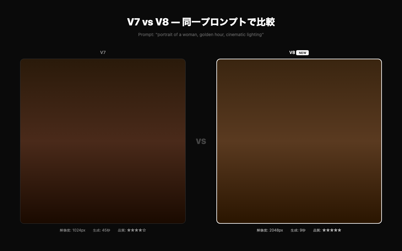 同一プロンプトでの各ツール出力比較